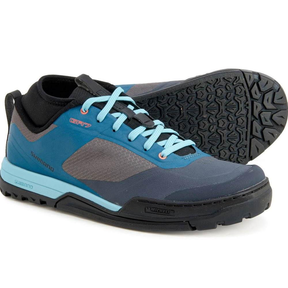 Shimano women biking cycling shoes SH-GR701 Michelin grey blue EUR 44 $140